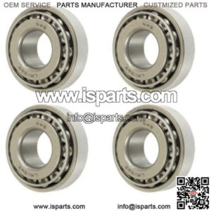 (Sets of 4) Trailer Wheel Hub Bearing Set LM11949 LM11910 0.75" x 1.781"