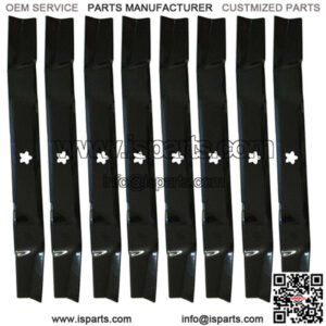 (8) Mulching Lawn Mower Blades 5pt Star Fits Sears Fits Craftsman 134149