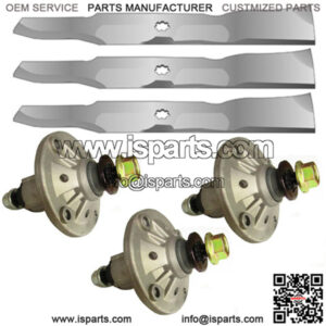 3pk Spindle Pulley Fits John Deere 54" Deck 190C D170 G110 LA150 LA175 GX21381