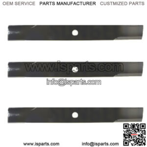 (3) Pack High Lift Blades Fits John Deere Mower 60" Cut M128485 M133381 TCU15881
