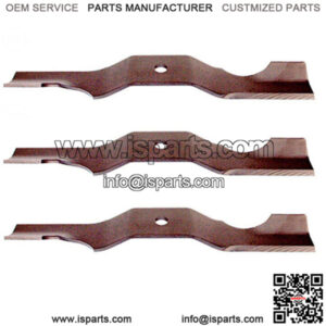 3 Blades For Ariens, Gravely 04265400, ZT, ZOOM 42, 915159, 915161, 915328,14540