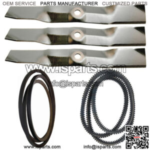 Blades & Belts Kit Fits John Deere 48" Decks LX255 LX277 LX279 LX288 LX280
