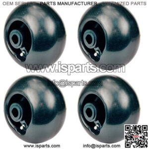 Set of (4) Interchangeable Deck Wheels Fits Kubota Mowers: ZD321 & ZD326