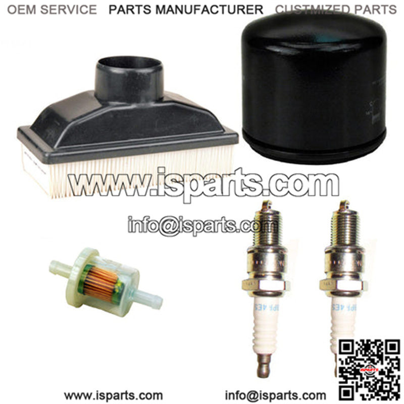 Engine Tune Up Kit Fits Kawasaki FR541V FR600V Air Oil Fuel Filter Spark Plugs