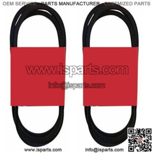 Yazoo/Kees YR 48 Deck Wedge V-Belt 3V800, 3/8 x 80 Set of 2 Also Fits YR 42