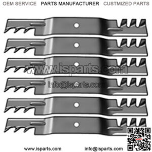 6pk Mulching Lawn Mower Blades for 61" Grasshopper 320243 320245 7079222