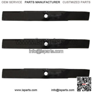 Three (3) Mower Blades Fits John Deere M143504 For 62C X465 X475 X485 X495 X575