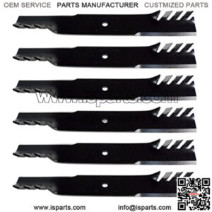 6PK High Lift Mulching Blades Fits Toro Fits Exmark 60" 20 1/2" x 5/8"