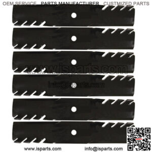 (6) Fits Bobcat Mower Deck Mulch Blades - 48" - Pro Fits CAT, Fast Fits Fit