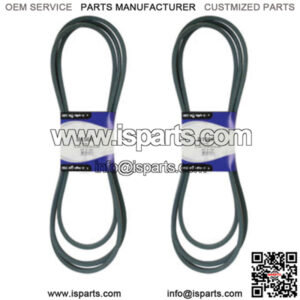 (2) Deck Belts Fits Husqvarna Mower 5221, 5223, 5224, 5225 and 5227 with 52" dec
