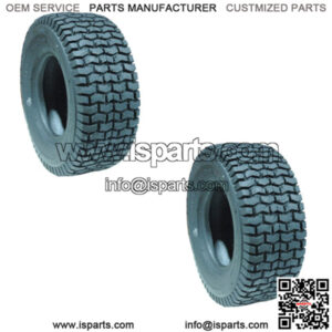 Pack of 2, Deli Tire 13x5.00-6, Turf Tires, 4 Ply, Tubeless, Lawn Mower Tires