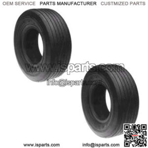 (2) Two 13x5.00-6 for Deestone D837 Rib Tubeless Tires DS7211