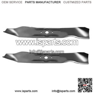 Set of (2) 19-5/16" X 3/4" Non-Notched Mulching Blade Requires 2 for 38" Deck