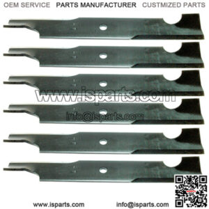 3329 6 Heavy Duty Blades Fits Some Fits Ferris 72" Cut Replaces 22476 5022476