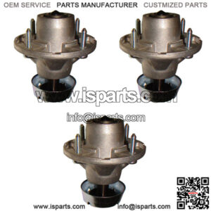 3pk Spindle Assembly Fits John Deere 54" Deck AM124498 AM131680 AM135349 AM14437