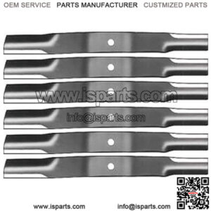 6PK Lawn Mower Blades For Woods 60" L59 F35 RM59 RM500 23825 31359 31359KT