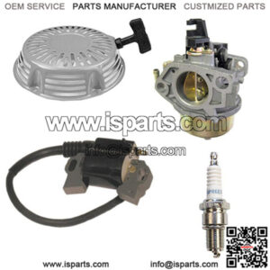 Recoil Air Filter Carburetor Ignition Coil Plug Fits Honda GX340 11HP GX390 13HP