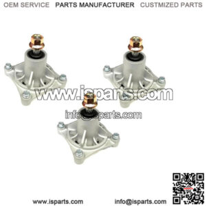 3 Replacement Spindle Assemblies for Hustler Mower Blade Deck 604214