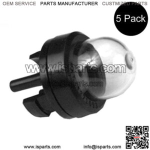 5pcs Snap in Primer Bulb Pump 188-512 For Poulan Gas Trimmer Pole Pruner Saw
