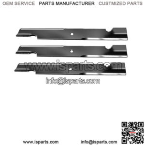 3 Rotary 10667 High-Lift Blades for 60" Cut Fits Exmark 5/8" CH 103-2530, 103-25