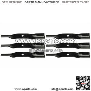 Set of (6) K5576-34350 Replacement 16-1/2" X 57/64" Blades Fits Kubota Models