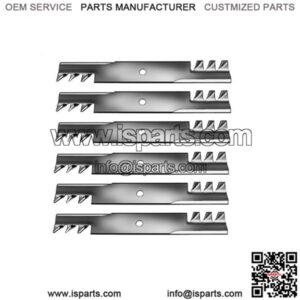 6 Rotary 6296 Copperhead Mulching Blades Fits Bobcat 48" Cut Replaces 32061A