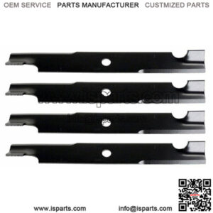 (4) Replacement 18" X 5/8" Notched Lawn Mower Blade Fits Multiple Makes & Models