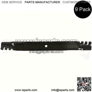 48112 48113 Nine (9) Heavy Duty Toothed Blades Fits Scag