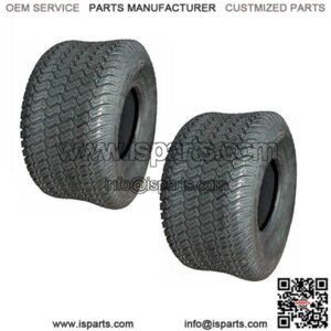 2PK 20X10.00-8 4 Ply Tubeless Turf Tire Tractor Riding Mower Pair Set 20x10x8