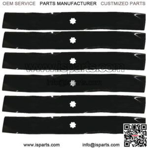 (6) Pack of Blades M112991 Fits John Deere 38" Cut Mowers GT225 GT235 GT235E