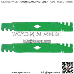 Set of 2 Heavy Duty Mulching Predator Blades Fits John Deere 36" Mower M1224