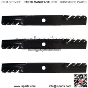 3 Blades Fits Gator G5 Fits John Deere 60" 260 261 381 400 420 430 455 596-734
