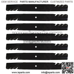 Pack of (7) Toothed Blades - 21-3/4" X 1/2" Fits Toro Z Master Mower Models
