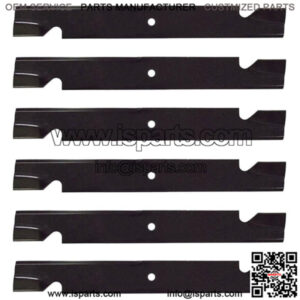 6 pk Hi Lift Flow 72" Deck Mower Blade Fits Exmark Lazer Z 103-2531 1-643006