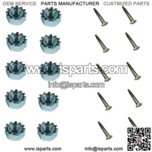 Ten Deck Wheel Shoulder Bolts and Nuts For Universal Mower Models