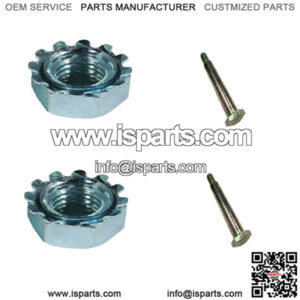 2 Deck Wheel Bolts & Lock Nuts Fits Cub Cadet 738-3056 938-3056 137644 184219