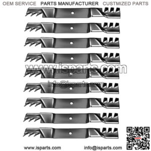 9PK of 21" x 5/8" Wavy Mulching Blade (2) Blades- 42"cut & (3) Blades - 61" cut