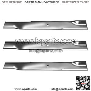 787721 Three Hustler 52 Mower Blade Set For Fastrak
