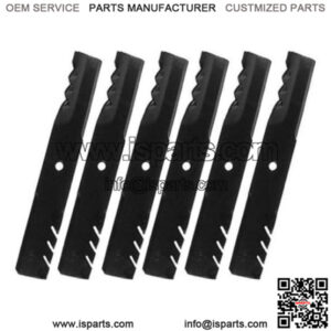 6 Mower Blades for Dixie Chopper 30227-60V, A60227-60N, 60" Deck