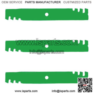 3 Mulching Blades Fits John Deere AM39966 M86209 M76461 50" Deck Marbain Blade P