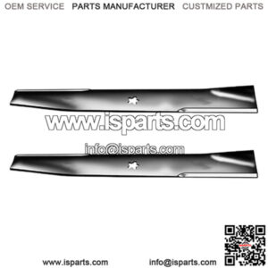 (2)  Aftermarket Blades 19" X 5 Point Star Heavy Duty Fits AYP/Roper/Sears