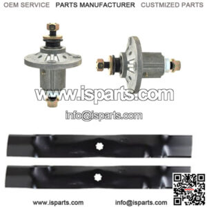 Blades & Spindles Kit Fits John Deere 42" Cut Mowers D100 D105 D110 D120 D130