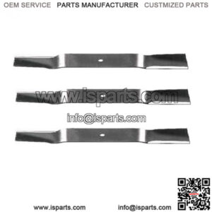 3 Pack Mower Blades Fits Grasshopper 320239 Fits Woods 70104 52" Deck (13463)