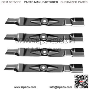 M139802 Four (4) Mower Blade Fits John Deere 1742GS 1742HS Sabre Lawn Tractors