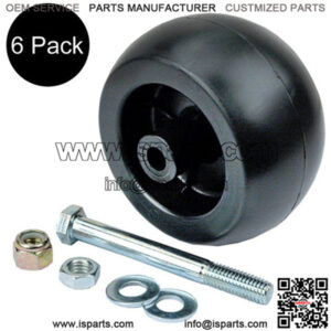 Six (6) Deck Wheel + Kits For Hustler 788166 31997 781567