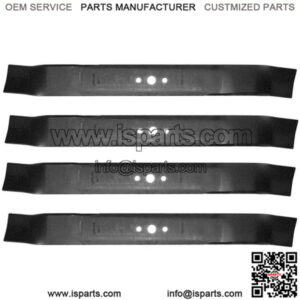 Set of (4) 21" Push Mower Blades fits AYP, Craftsman, Fits Husqvarna & Poulan Mo