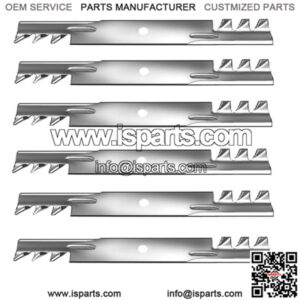 (6 Pack) Mower Deck Mulch Blades Fits Hustler Raptor & Raptor Limited 52"