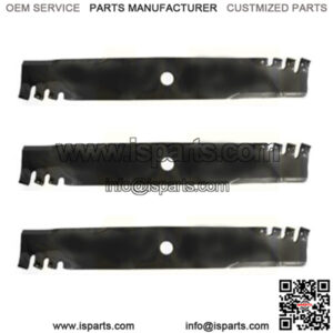 3 Mulching Blades Fits John Deere 60" 7 Iron Deck M128485 M131958