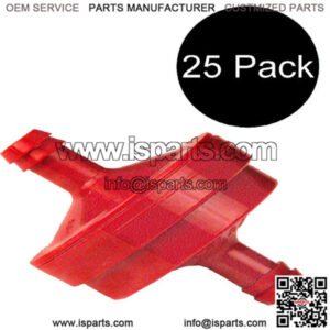 (25) In-Line Red Gas Fuel Filter 1/4" Fits Briggs and Stratton 5018 5018B 5018H