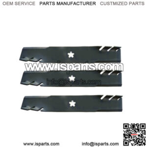 3 Pack Oregon 595-087 G5 Fits Gator Mulcher Blade Fits Husqvarna 539113425 48 EZ